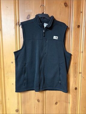 The North Face Black Sherpa Fleece Vest xxl